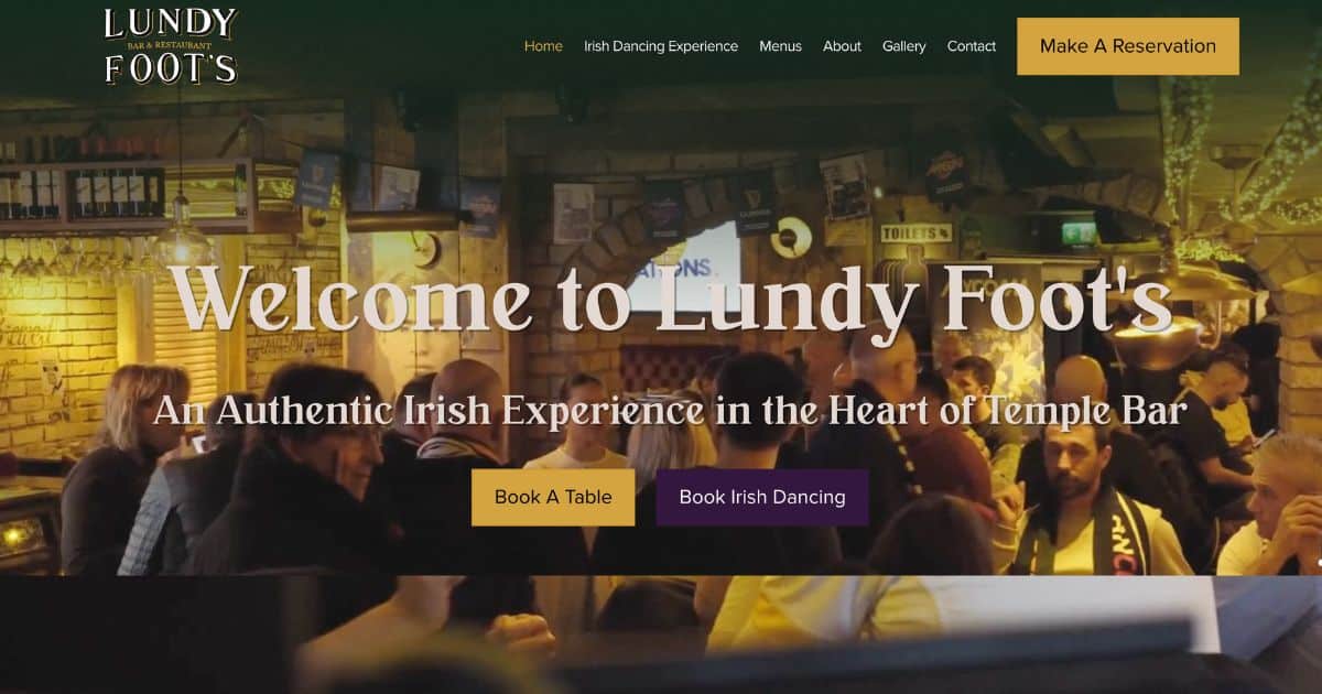 Authentic Irish Bar & Dancing – Lundy Foot’s Dublin